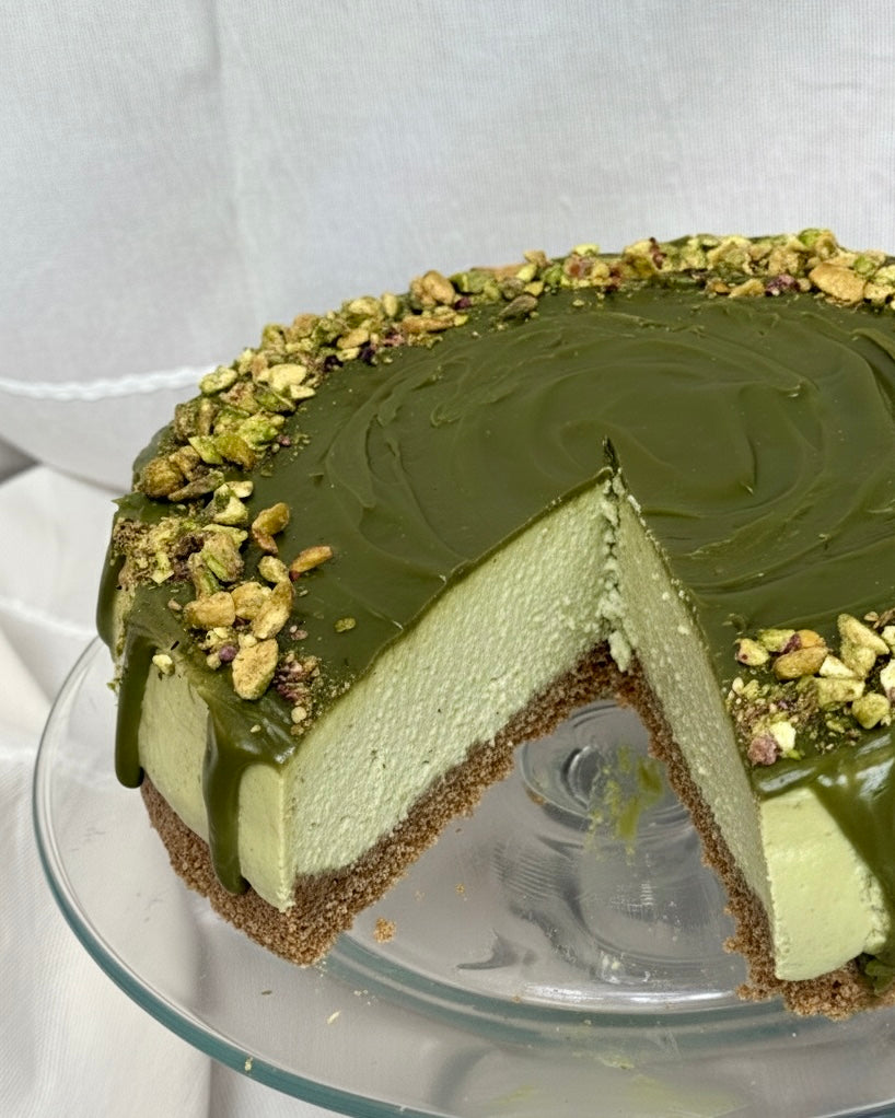 No-Bake Pistachio Cheesecake