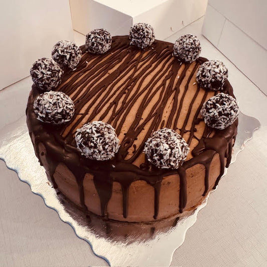 Chocolate Coconut Layer Cake