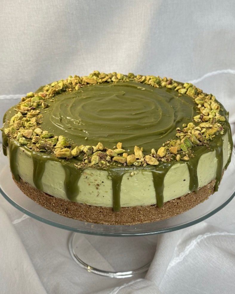 No-Bake Pistachio Cheesecake