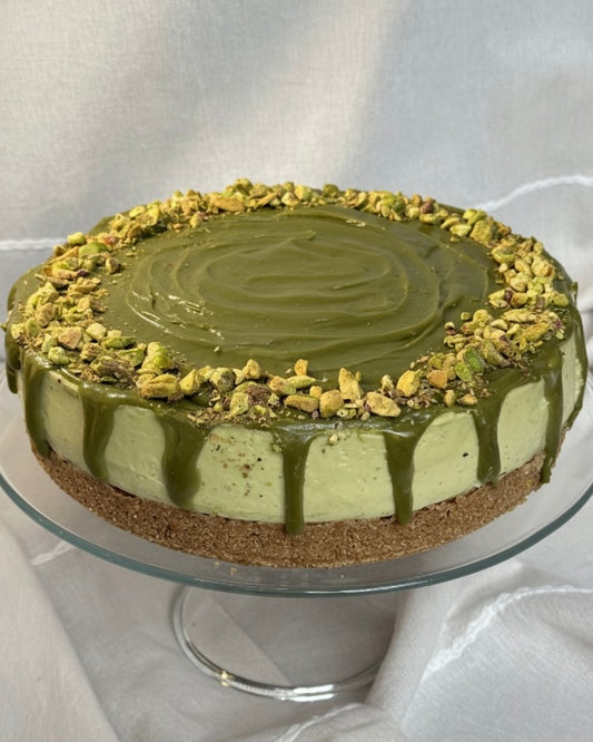 No-Bake Pistachio Cheesecake