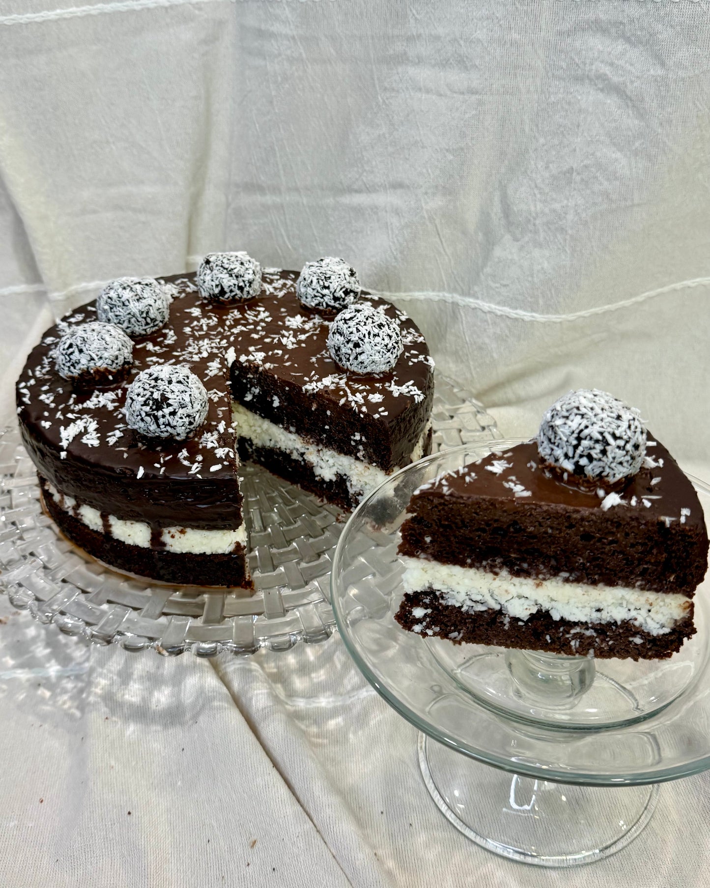 Chocolate Coconut Cake