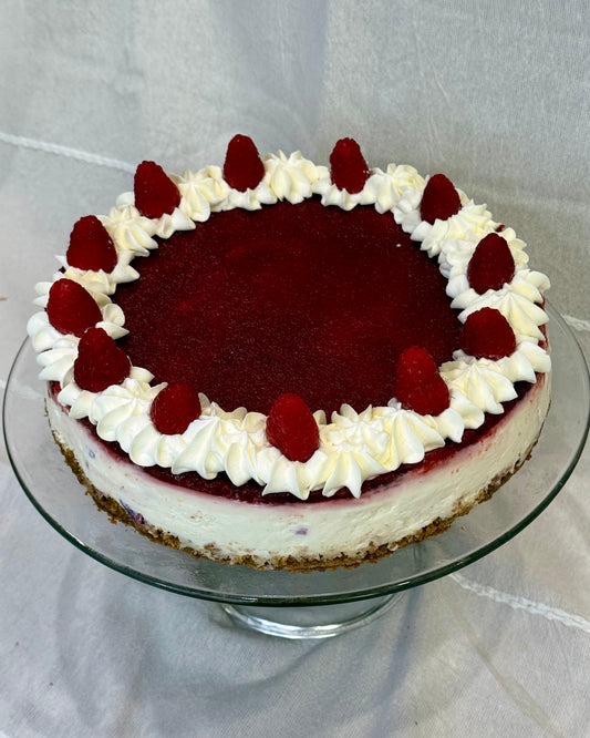 No-Bake Raspberry Mousse Cheesecake